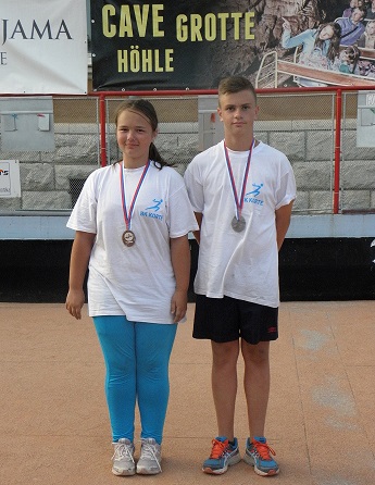 Benčič Sara in Jakomin Mark tretja v državi