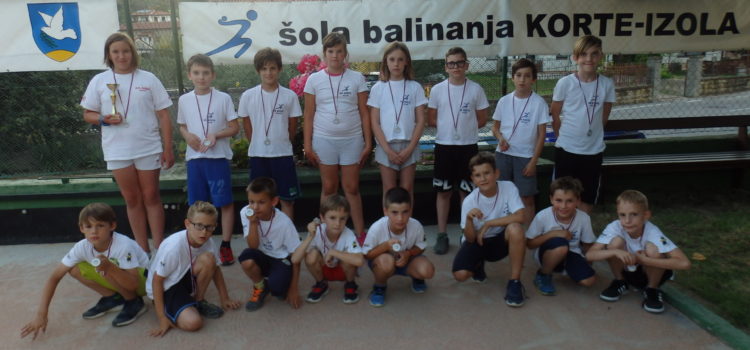 TEKMOVANJE  MLAJŠIH SELEKCIJ  OBZ SLOVENSKA ISTRA V BLIŽANJU V KROG